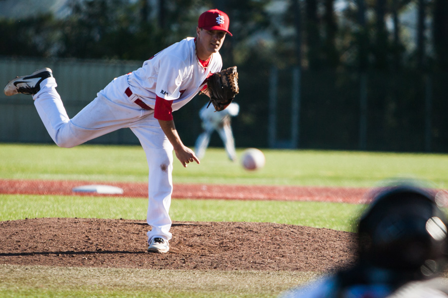 San Francisco City College vs. Contra Costa College baseball game on Jan 29, 2015 Photo by Khaled Sayed