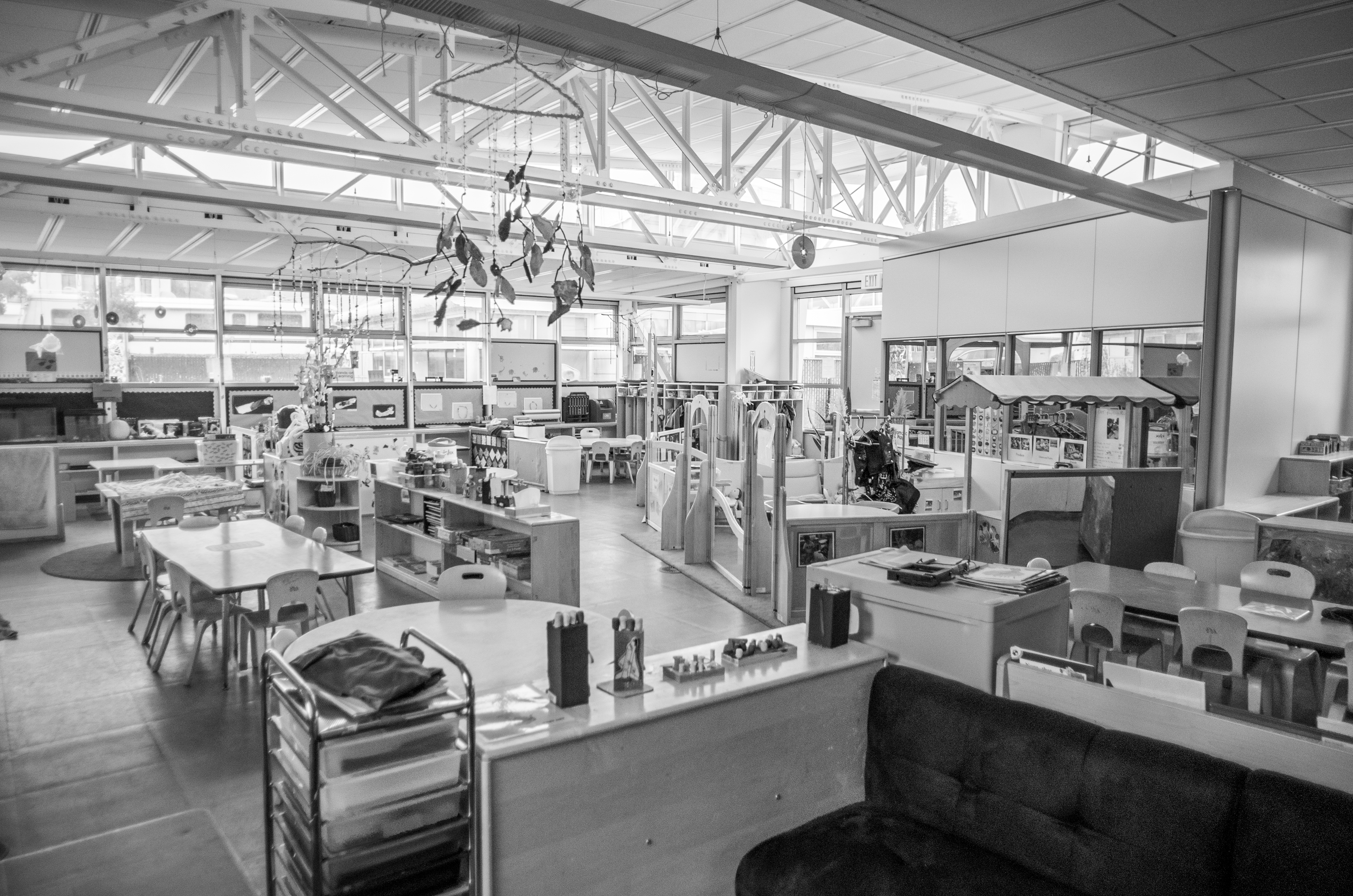 The Orfalea Family Center's interior rooms are well-main- tained by the children, staff and faculty of City College's child development program. (Photo by David Horowitz/ The Guardsman)