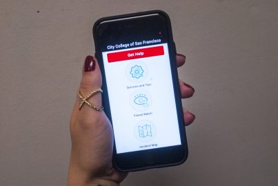 City College police department's safety app (Photo by Franchon Smith/The Guardsman)
