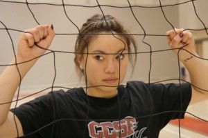 Volleyball Captain Amanda Ly loves the game of volleyball and is looking forward to great season.