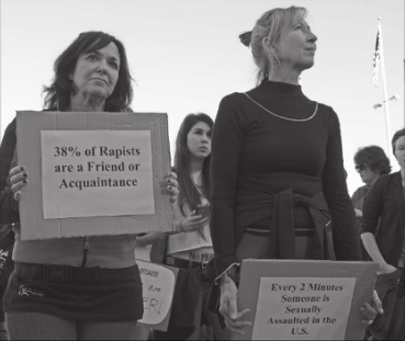 Protesters march against sexual assault. (File photo by Francesca Alati)