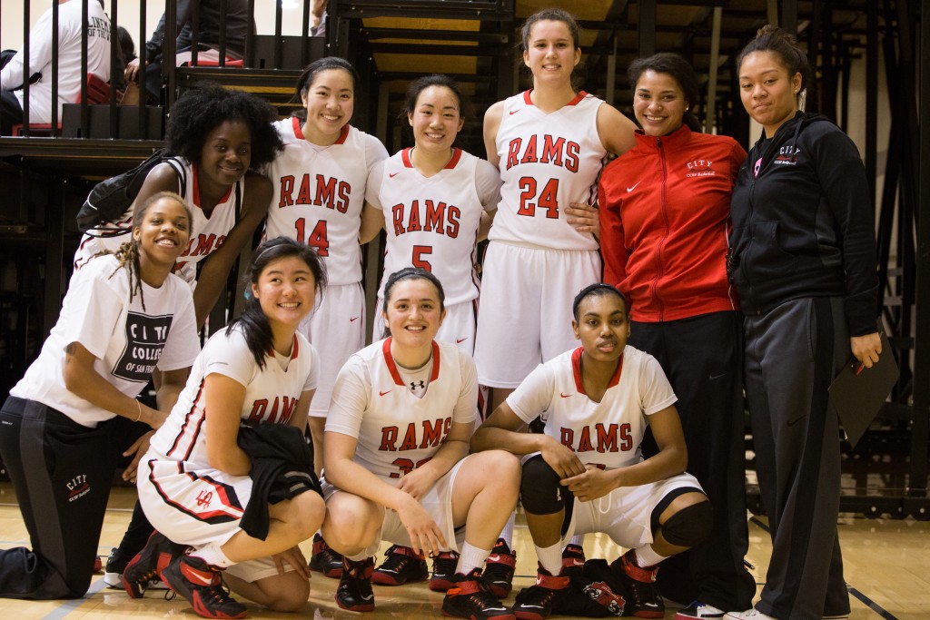 City College Women's Basketball team. Photo By Khaled Sayed