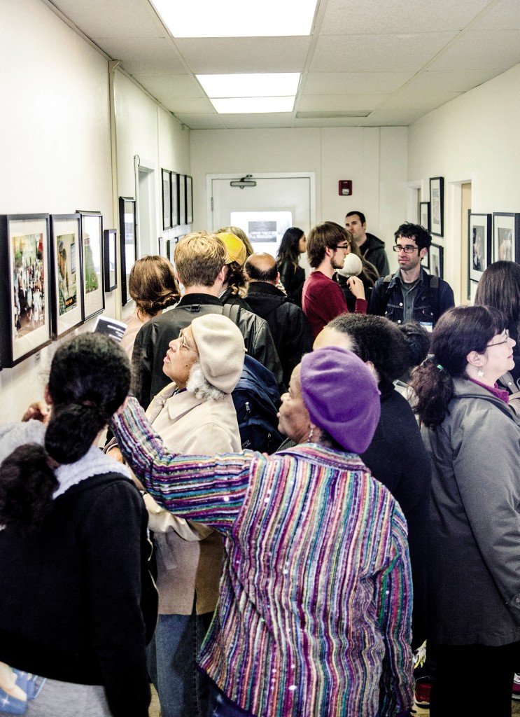 More than 100 people attended the Front Page Gallery's opening reception of “Life on the Hill: City College and All Its Glory,” photo exhibition by The Guardsman photographers on Thursday, April 23. (Photo by Ekevara Kitpowsong)