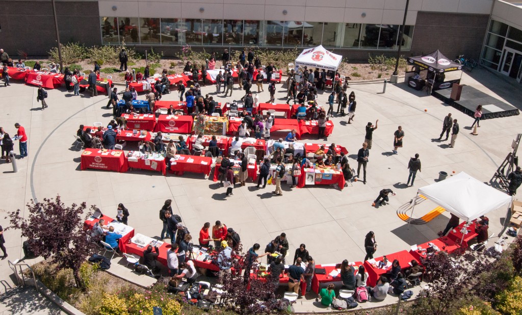 High school students from SFUSD schools participate in Frisco Day at the Amphitheater, Ocean Campus on Friday, April 24. (Photo by Franchon Smith)