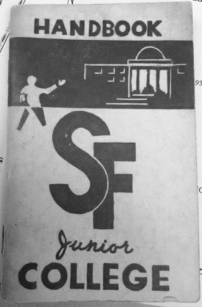 The San Francisco Junior College Handbook from the Fall Semester of 1947.