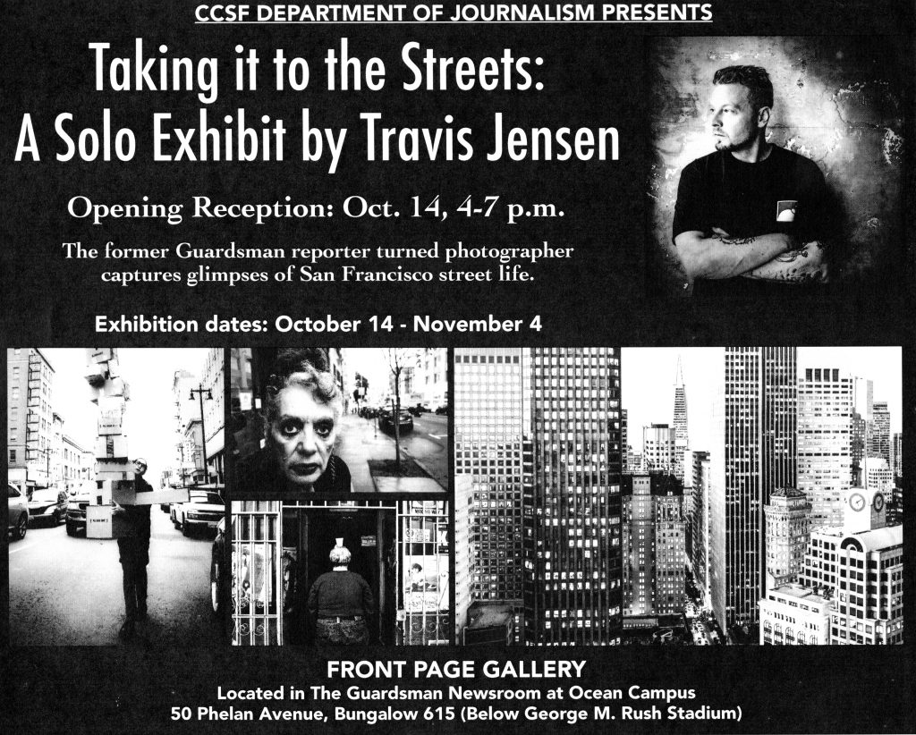 Taking it to the Streets: A solo exhibit by Travis Jensen