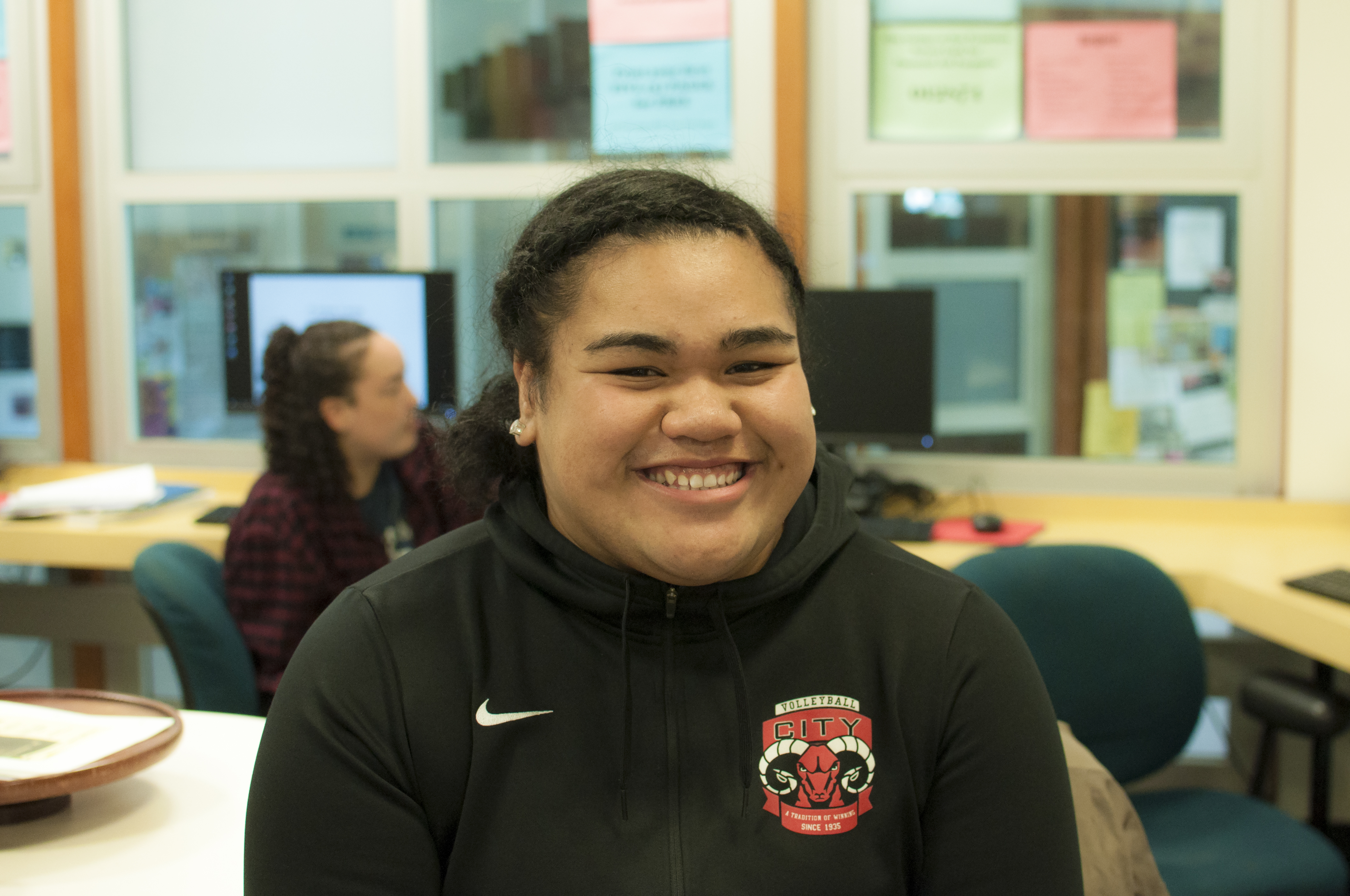 “A lot of my family members went here. Also, it’s Free City so I thought I’d take advantage of the opportunities." -Allysha Seuteni. Kinesiology, Freshman. 