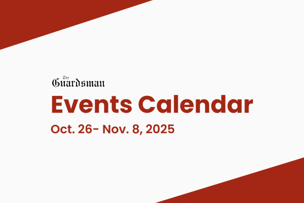 Events Calendar Oct. 26- Nov. 8